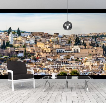 Picture of Panorama of Old Medina in Fes Morocco Africa